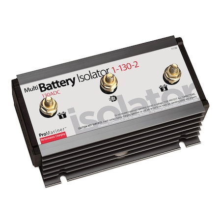 Promariner Battery Isolator - 130 AMP - 1 Alternator - 2 Battery 11132